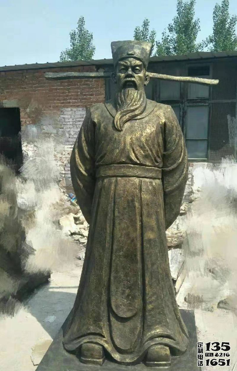 玻璃钢仿铜校园广场古代历史名人铸铜法制廉政包拯雕塑 玻璃钢仿铜校园广场古代历史名人铸铜法制廉政包拯雕塑