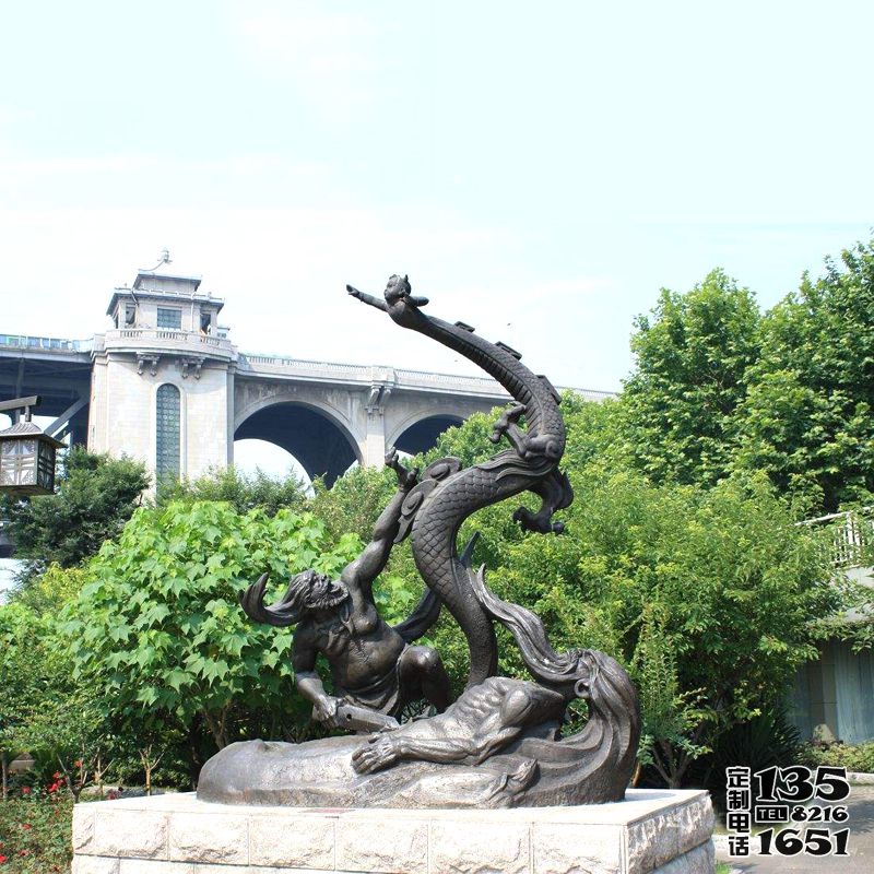 广场花园摆放大禹治水玻璃钢仿铜雕塑 广场花园摆放大禹治水玻璃钢仿铜雕塑