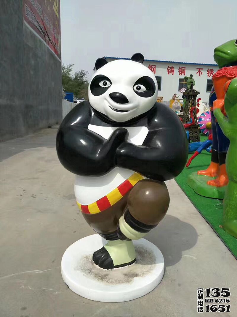 商场影院玻璃钢卡通动漫功夫熊猫阿宝雕塑 商场影院玻璃钢卡通动漫功夫熊猫阿宝雕塑