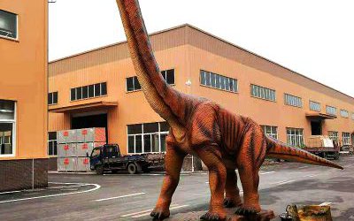 景区街道创意大型仿真玻璃钢恐龙雕塑