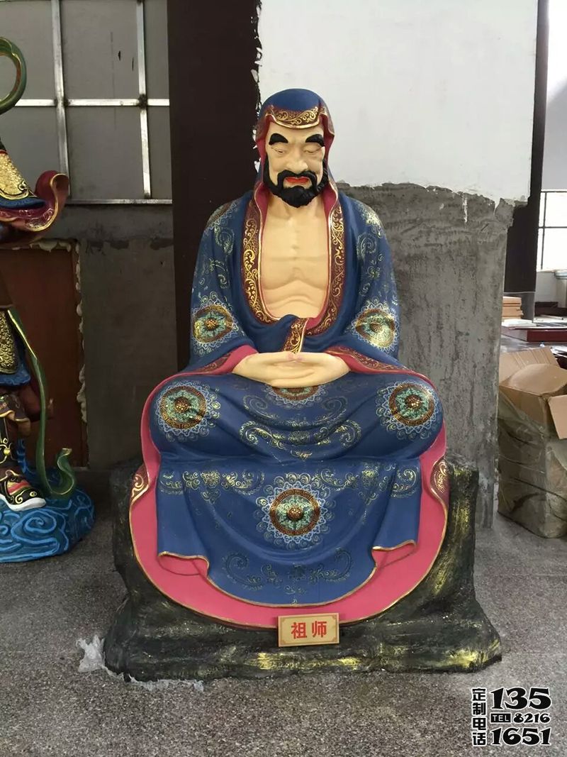 玻璃钢彩绘寺庙供奉菩萨十八罗汉雕塑 玻璃钢彩绘寺庙供奉菩萨十八罗汉雕塑