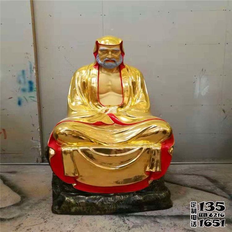 玻璃钢彩绘景区寺庙供奉十八罗汉雕塑 玻璃钢彩绘景区寺庙供奉十八罗汉雕塑