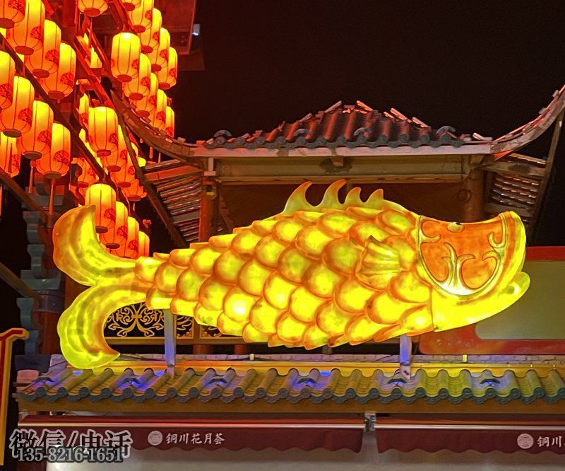 发光鱼玻璃钢装饰雕塑 发光鱼玻璃钢装饰雕塑