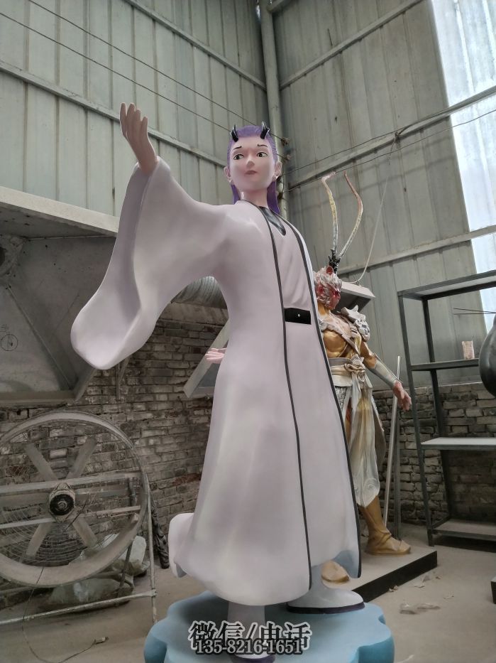 敖丙玻璃钢雕塑