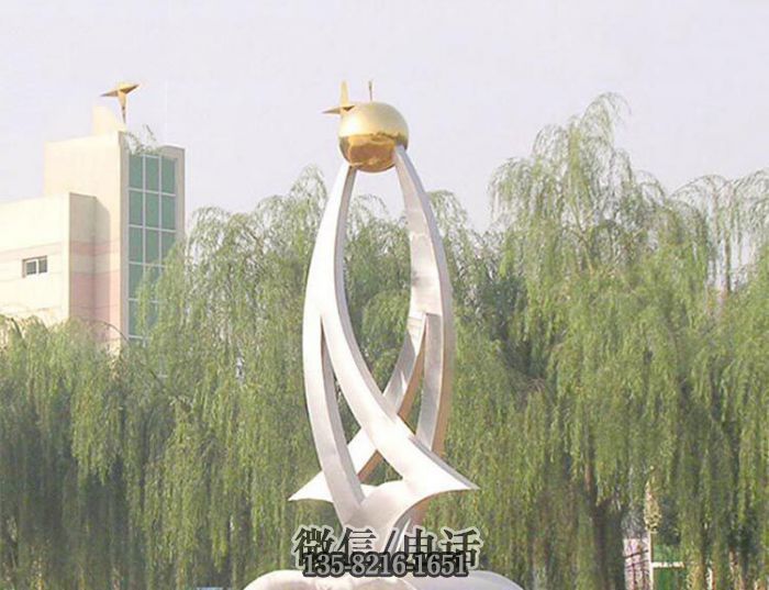 景观雕塑实拍图
