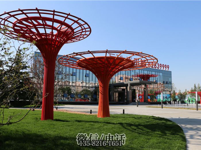 景观雕塑实拍图