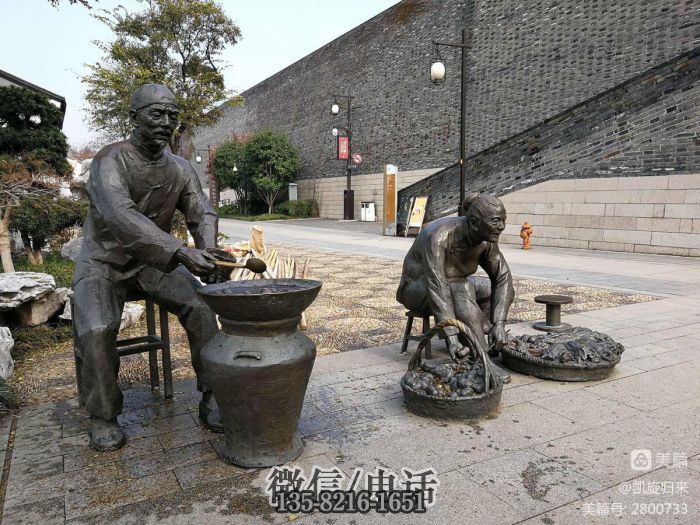 人物雕塑实拍图