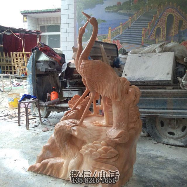 动物雕塑实拍图