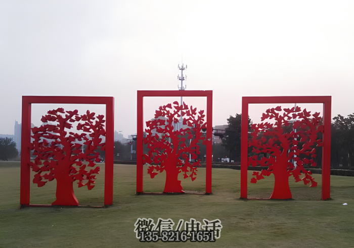 植物雕塑实拍图