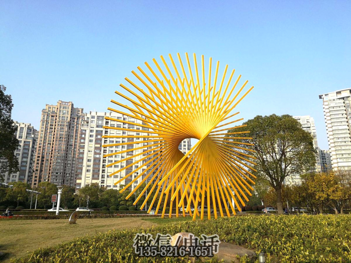 景观雕塑实拍图