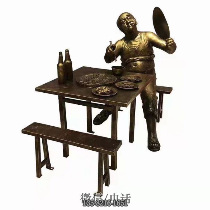 人物雕塑实拍图