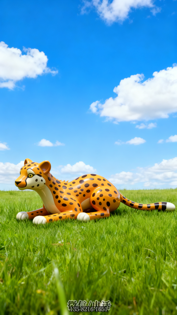 猎豹雕塑 猎豹雕塑