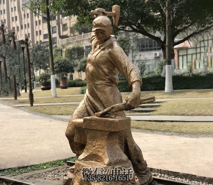 玻璃钢人物雕塑