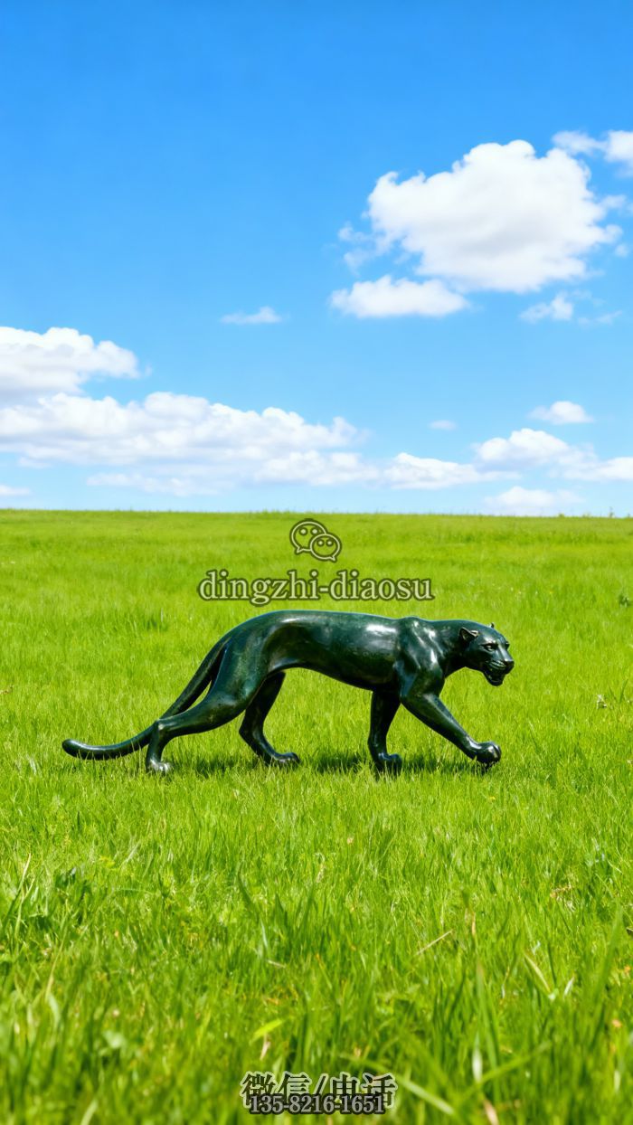 猎豹雕塑 猎豹雕塑