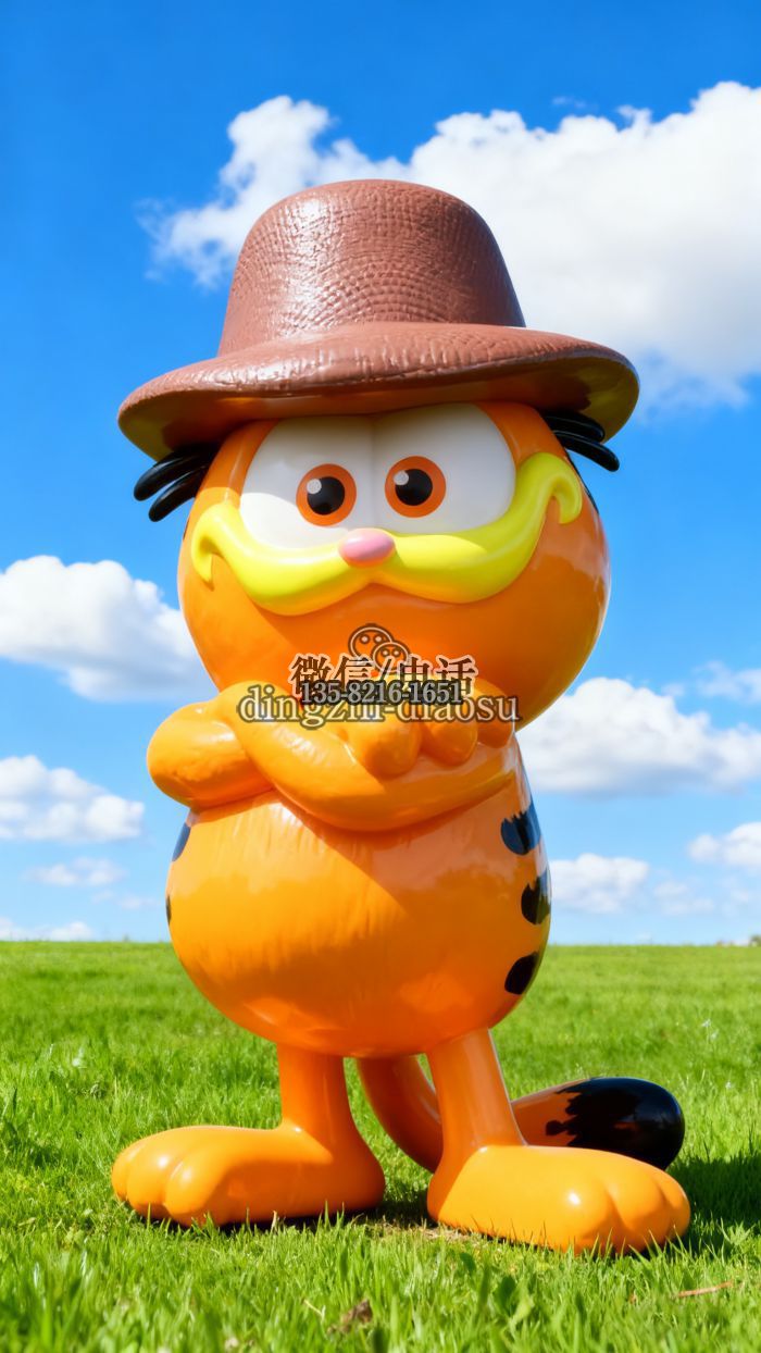 加菲猫雕塑