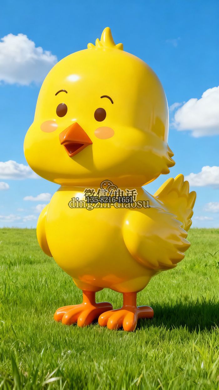 小鸡雕塑