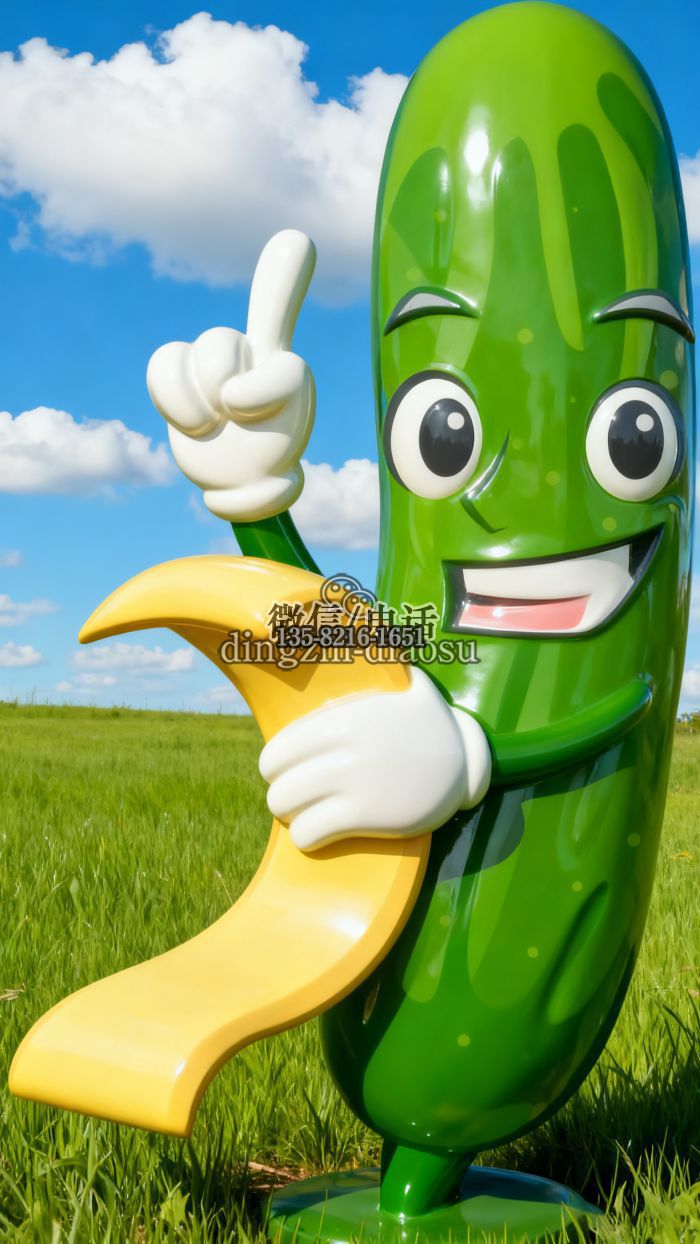黄瓜雕塑