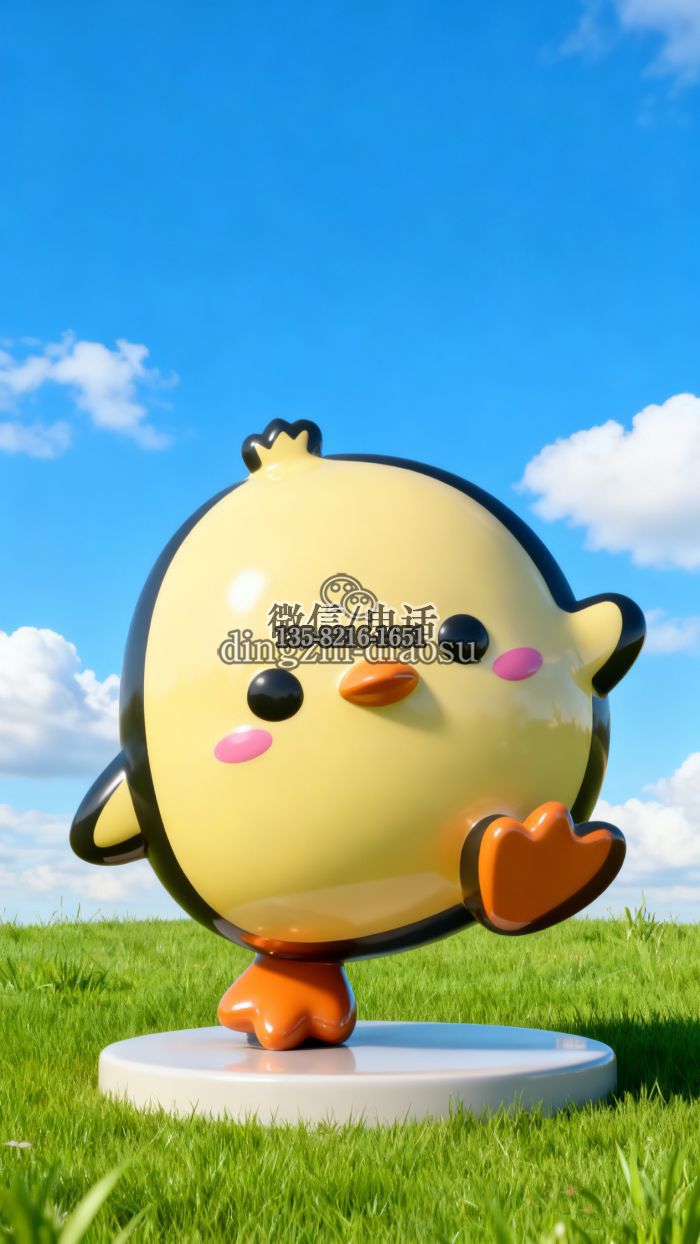 小鸡雕塑