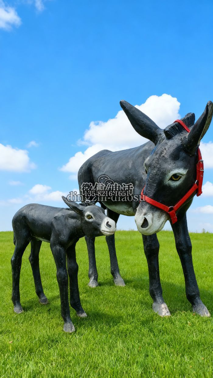 毛驴 驴子雕塑