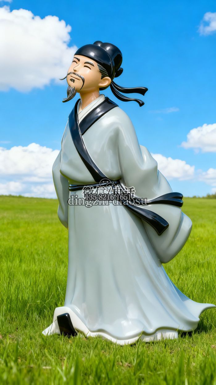 杜甫雕塑 杜甫雕塑