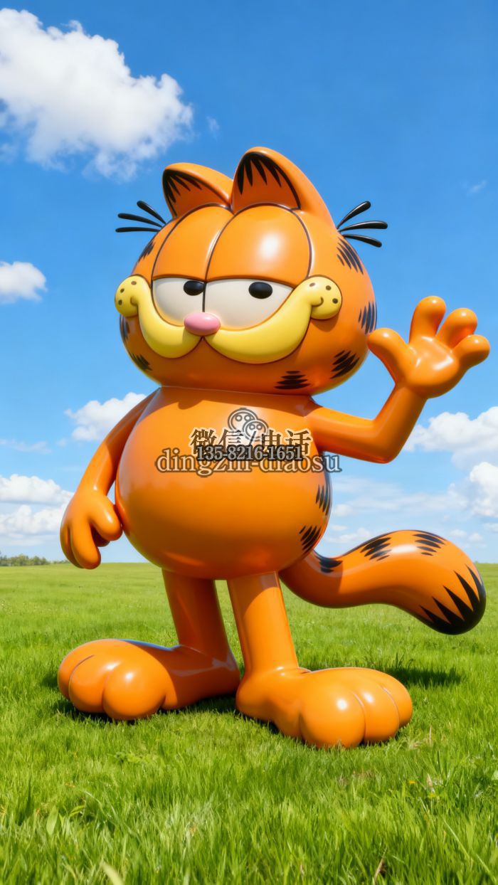 加菲猫雕塑