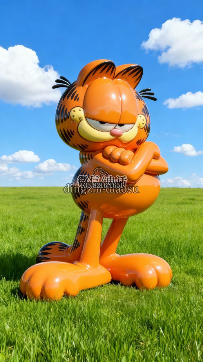 加菲猫雕塑