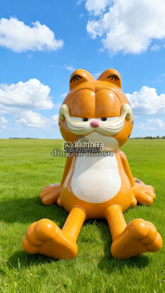 加菲猫雕塑