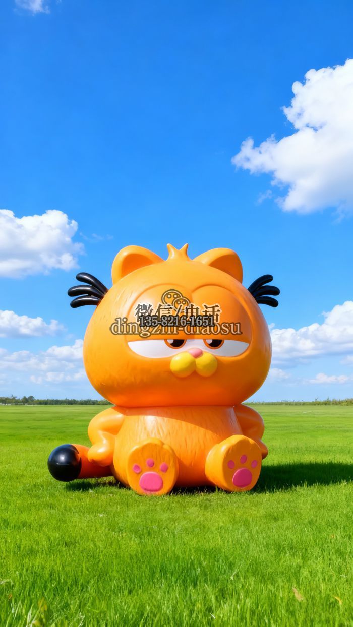 加菲猫雕塑