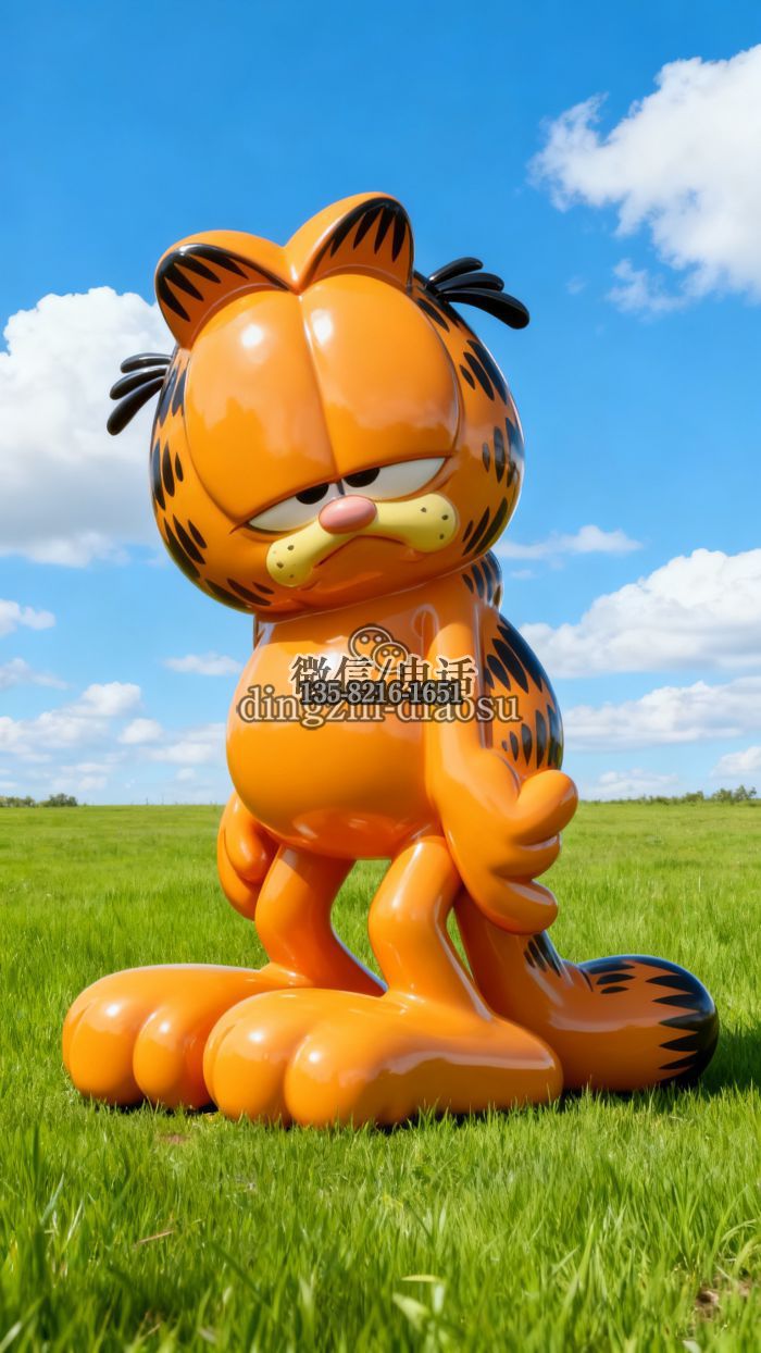 加菲猫雕塑