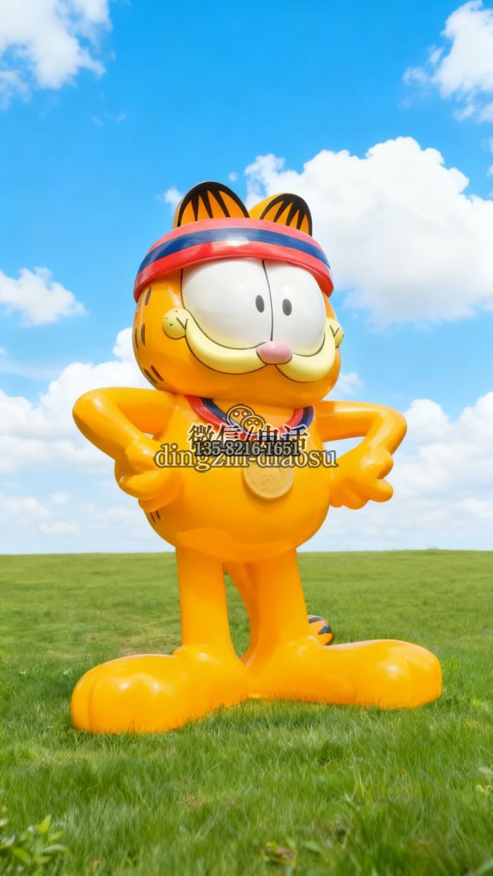 加菲猫雕塑