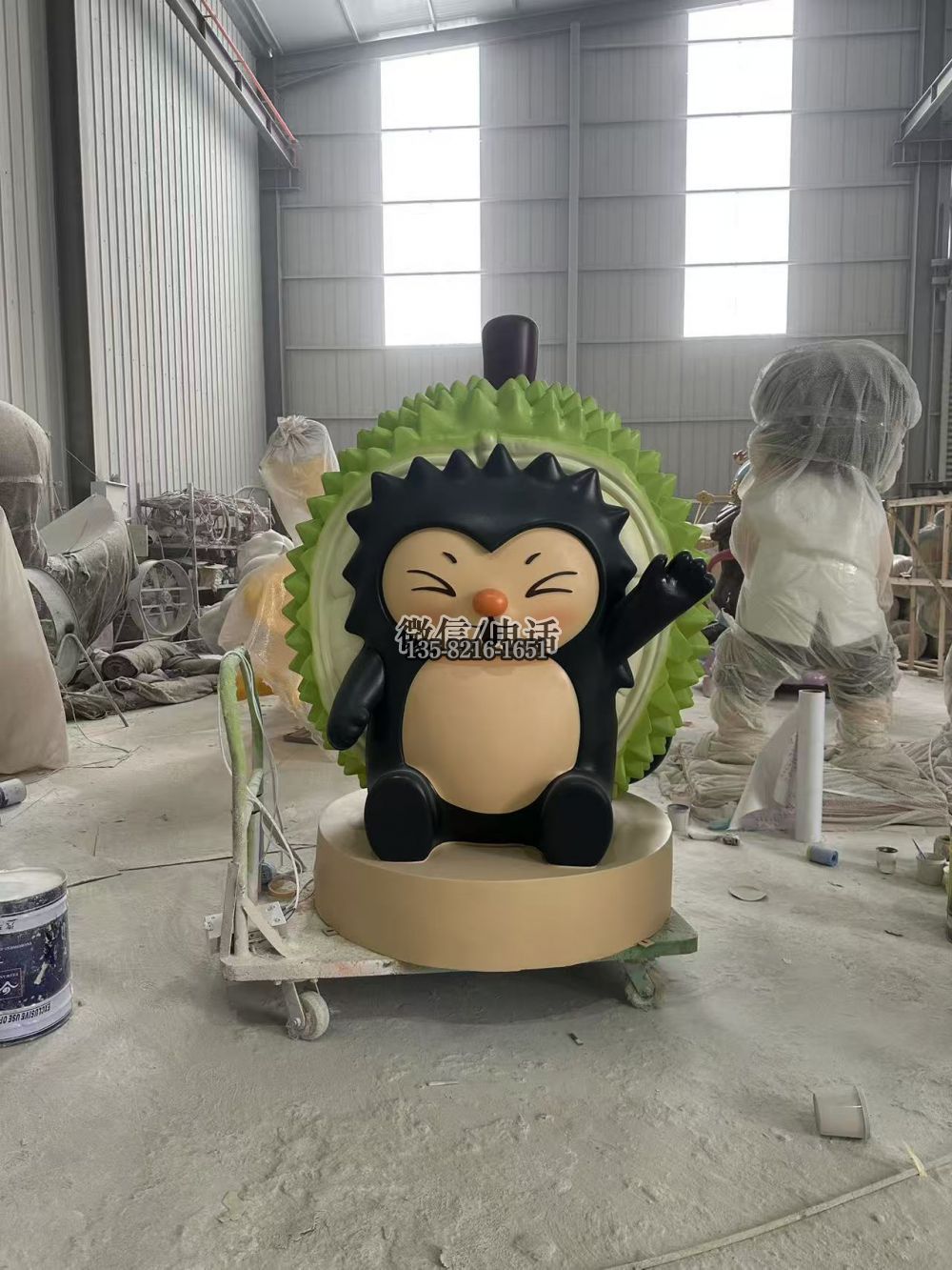 发光卡通刺猬榴莲 (3)