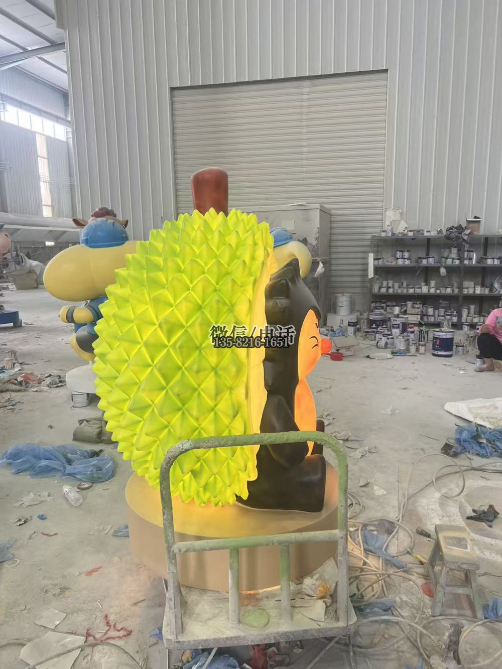发光卡通刺猬榴莲 (1)
